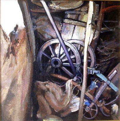 ,,The wheels,, 50x70 sm mix