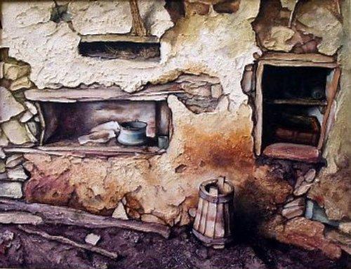 ,,Pesnopoi village,,50x65 sm mix