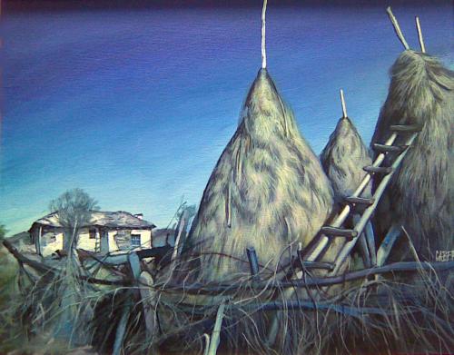 ,,Blue timelessness,,30x40 sm mix