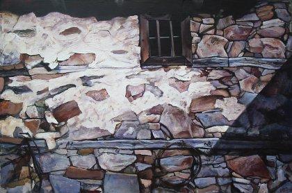 ,,The window,, 50x60 sm  mix