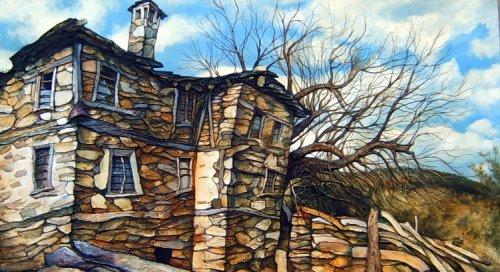 ,,Blue sky,, 50x70 sm mix